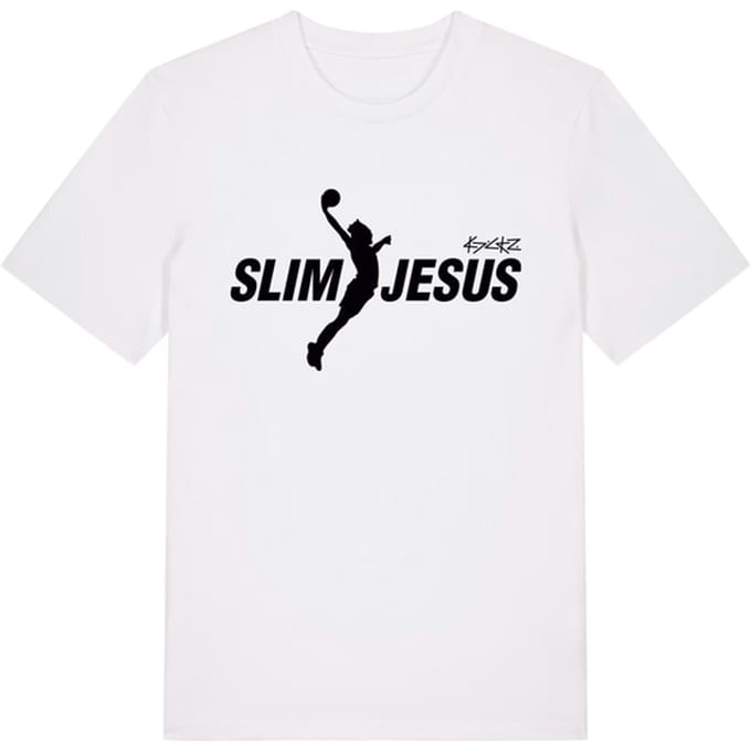 Kickz Duitsland Slim Jesus T-shirt wit T-shirt Wit