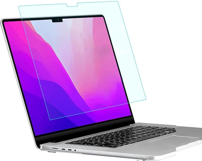 Screenprotector Bescherm-Folie geschikt voor Macbook Pro 14" M2 - 2023 - A2779