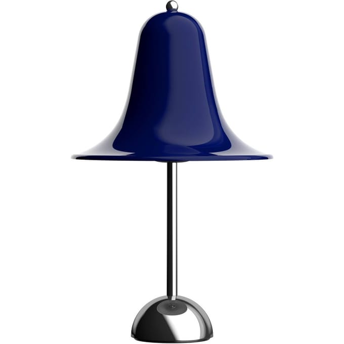 VERPAN tafellamp Pantop, nachtblauw, hoogte 28 cm, metaal