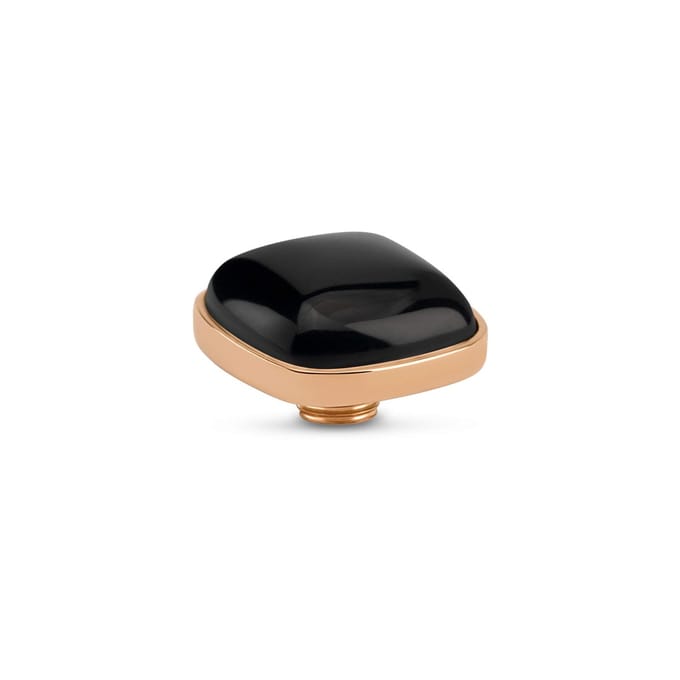 Melano Vivid Bulb Square Steentje Black Rosé