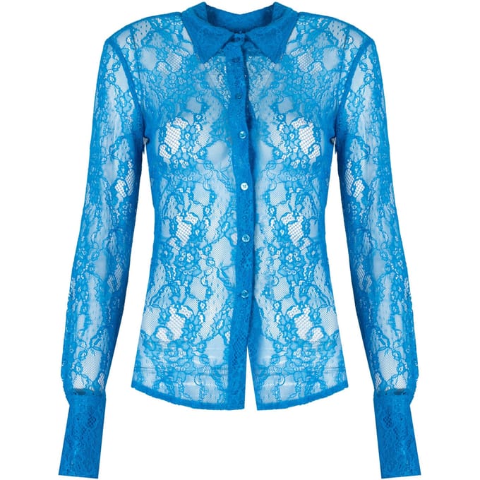 Pinko overhemd Cortese Vrouw blauw