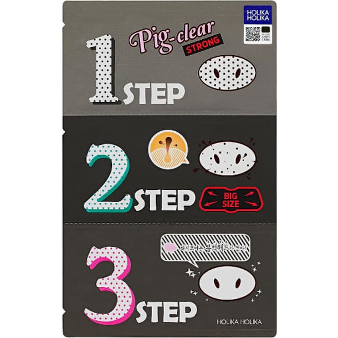 HOLIKA HOLIKA - Pig Clear Black Head 3-Step Kit Strong 1 pc