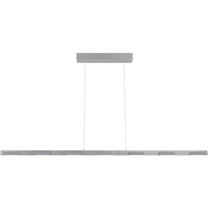 Hanglamp Bloc 3297ST Staal 171 cm Hoogteinstelbaar met Kabel Lift Steinhauer, Modern Design, Dimbaar met Externe Dimmer
