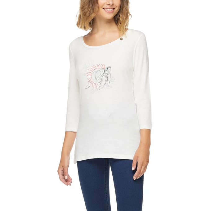 Dames-T-shirt met lange mouwen Ragwear Lorah Remake