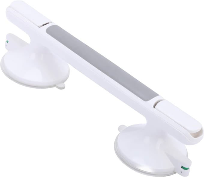 White-Label® Wandbeugel Badkamer – Zuignap Handgreep – Veiligheidsgreep Douche – Secure