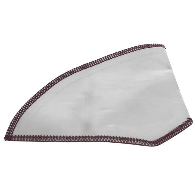 Filtre à café en acier inoxydable Réutilisable Pliable Trapézoïdal Sac Passoire à café 4?6 tasses white