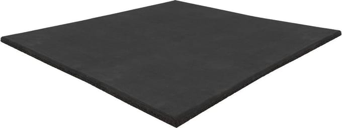 Sportvloertegel zwart - 100x100 cm - 15 mm - EPDM