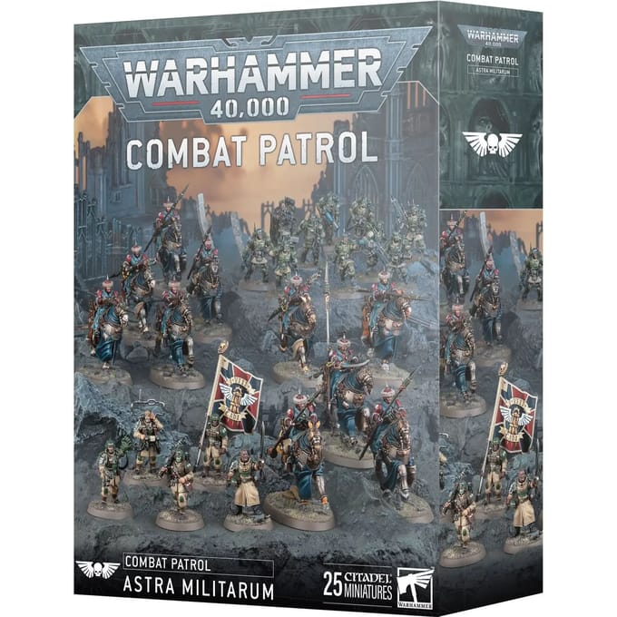 Beeldje Games Workshop Warhammer 40k - Patrouille Astra Militarum (x25)