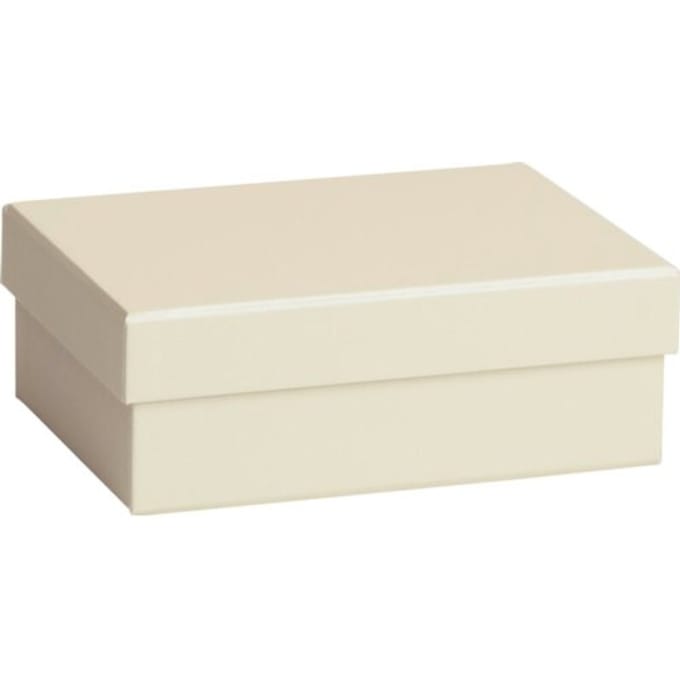 Stewo geschenkdoosje one colour gebroken wit, formaat 12 x 16,5 x 6 cm
