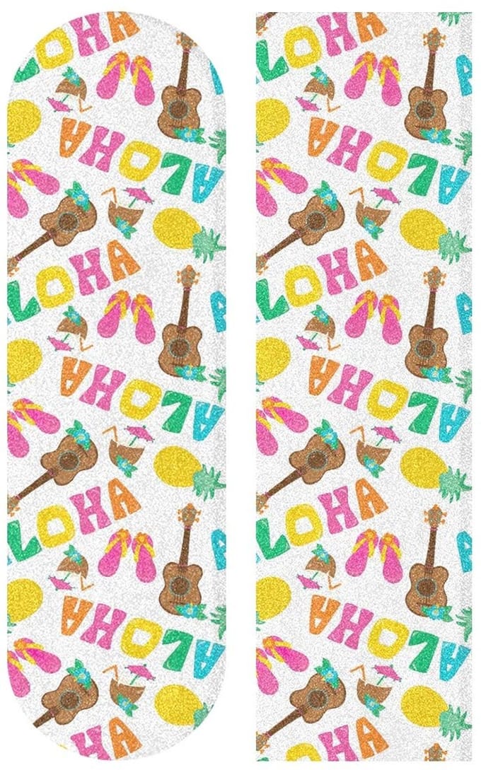 Skateboard Griptape - Deck Schuurpapier - Skateboarden - Anti-slip - Universeel - Aloha Gitaar