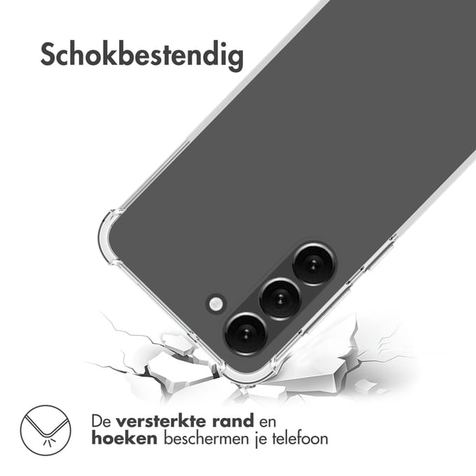 imoshion Hoesje - Geschikt voor Samsung Galaxy S23 Plus - Shockproof Case - Transparant