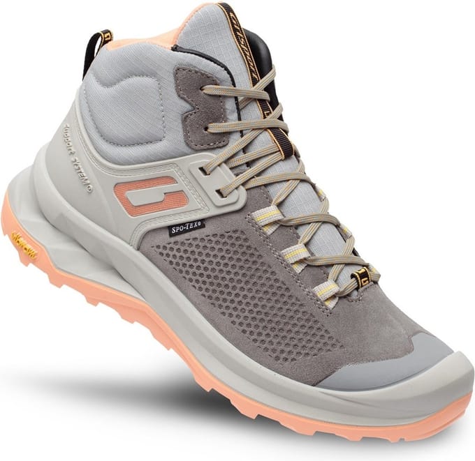 Grisport Discovery Mid grijs roze wandelschoenen uni (15407-177)