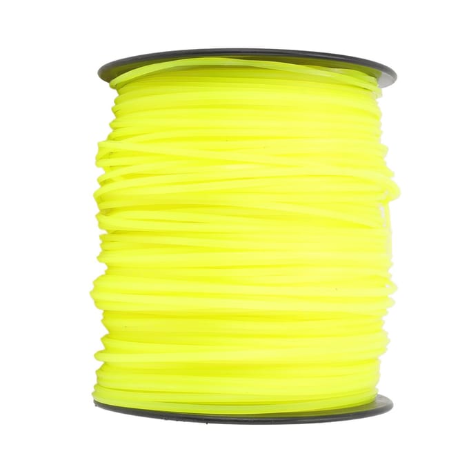 3mm Trimmerdraad Vierkant Trimmerdraad Grasmaaier Draadkoord voor Husqvarna Geel 270m/295.28yd