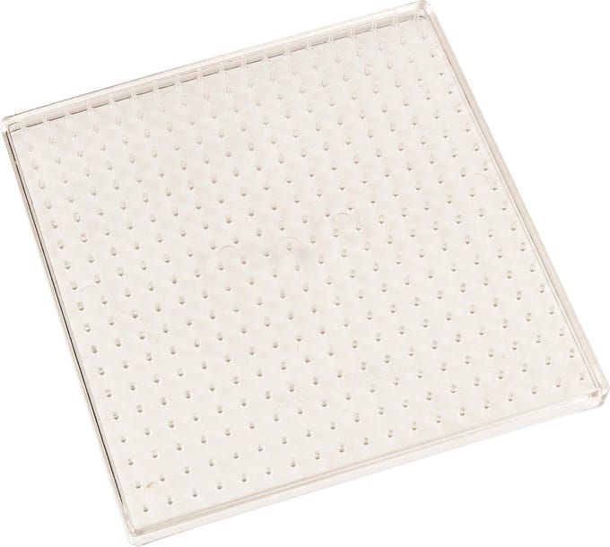 Kralenplank vierkant transparant - Educo
