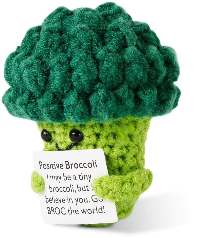 Dailygoods- Broccoli Haak Schattig Gebreid Speelgoed - Positieve