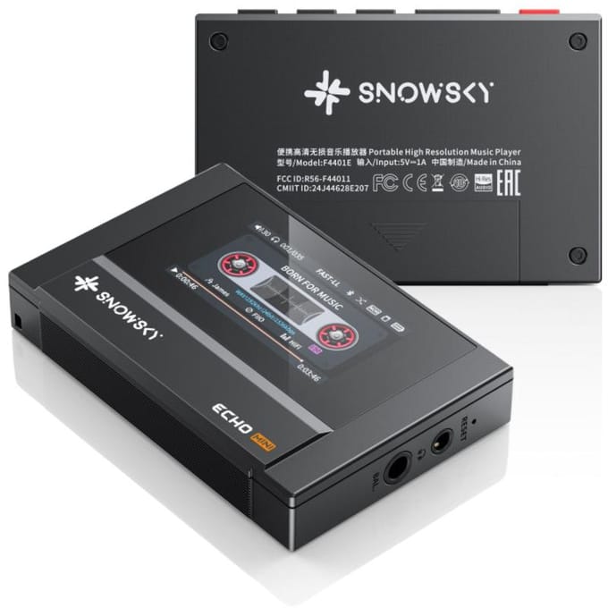 Fiio Snowsky Echo Mini - Zwart - Draagbare Hi-Res Speler