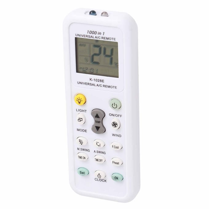 Draagbare Universele Intelligente Airconditioner Afstandsbediening Vervangende Controller K?1028E white
