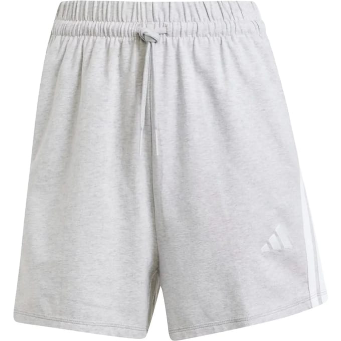 Adidas Sportswear Essentials 3-Stripes Cotton Short - Dames - Grijs