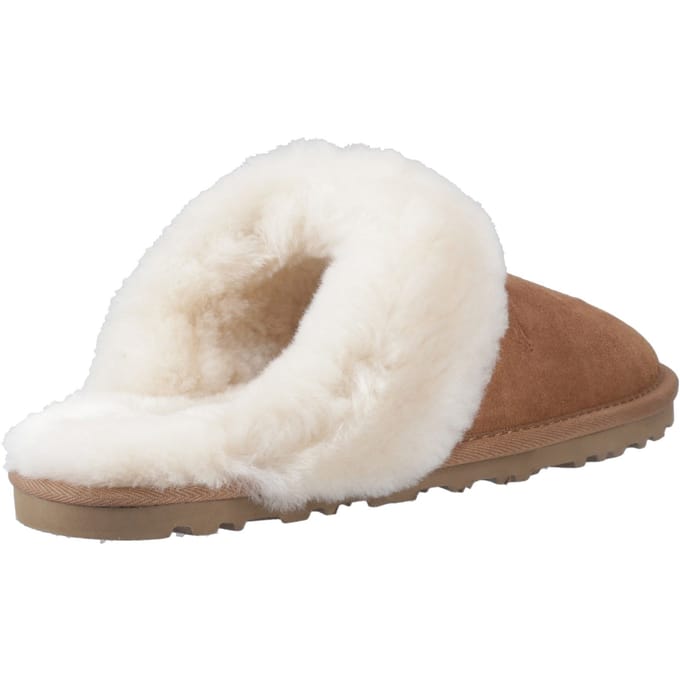 Hush Puppies Samantha Dames Suède Tan Pantoffels