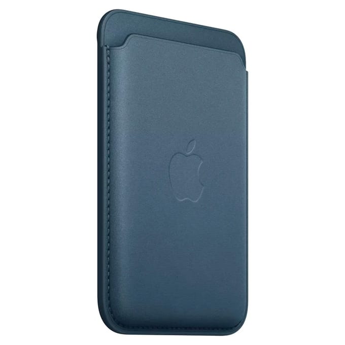 Apple FineWoven Wallet MagSafe met 'Zoek-mijn' functie - Pacific Blue