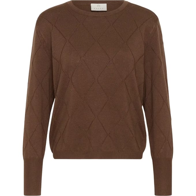 Damestrui met lange mouwen KAFFE Lizza Argyle