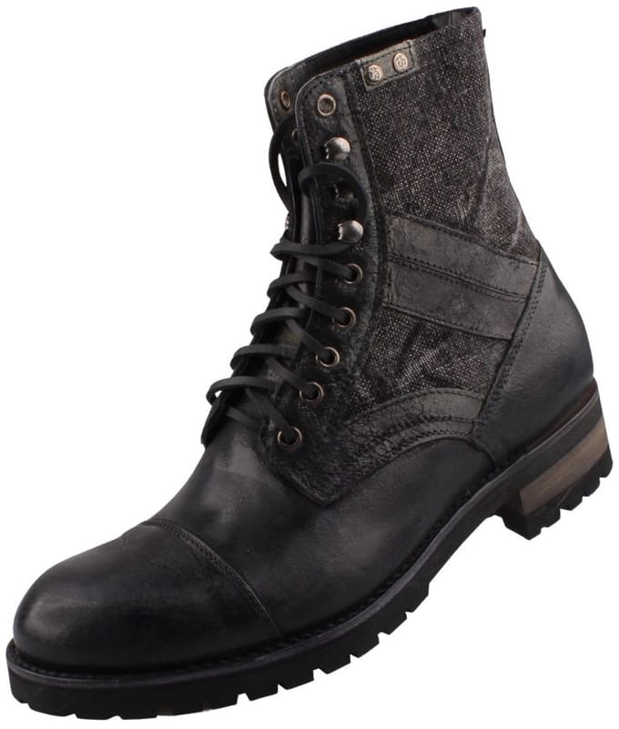 Sendra herenlaarzen 15635 zwart vintage