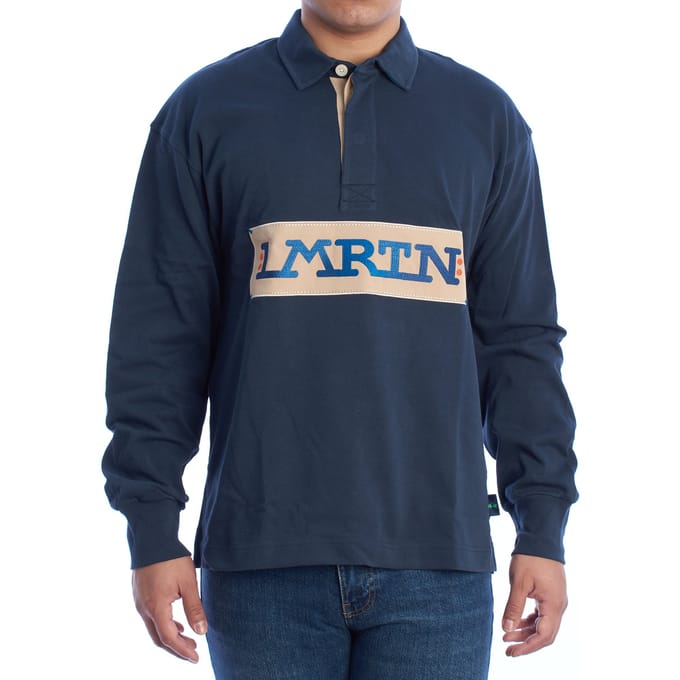 Over Fit Lange Mouw Polo UMP316-JS305 Heren
