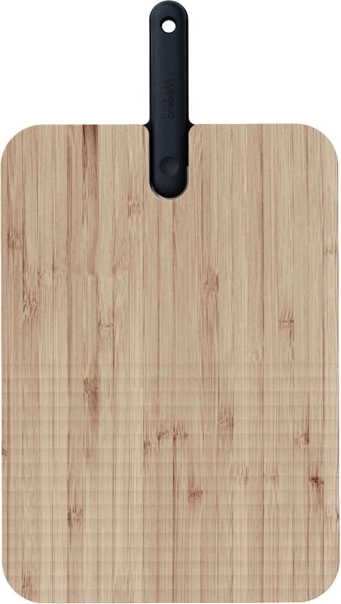 Snijplank met Broodmes, 43 cm, Black Edition, Zwart – Trebonn | Artù