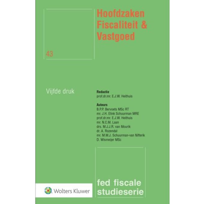 Hoofdzaken Fiscaliteit & Vastgoed