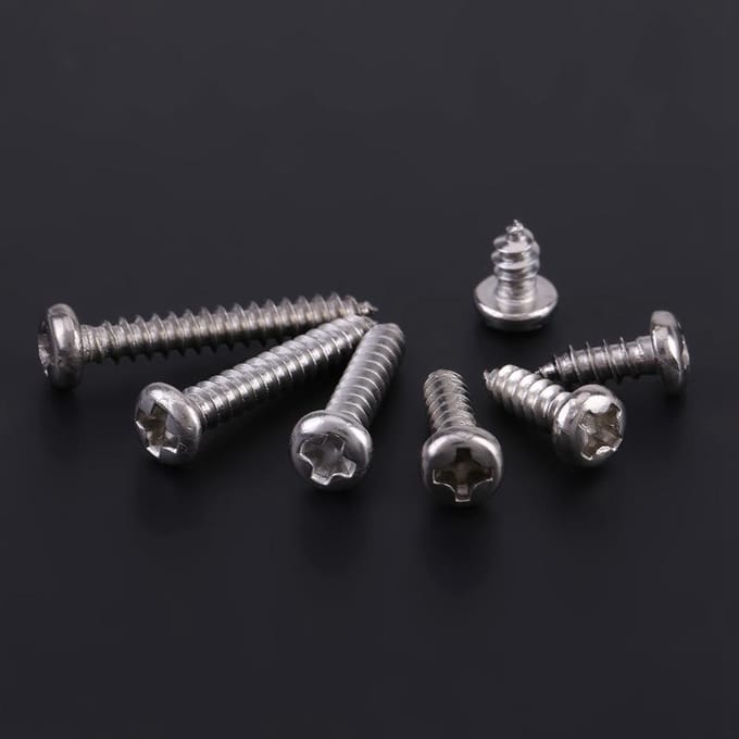 Assortiment van 500 stuks M3 kruiskopschroeven met zelftappende kop, roestvrij staal 304