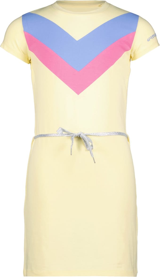 4PRESIDENT Meisjes jurk - Light Yellow - Maat 110 - Meisjes jurken