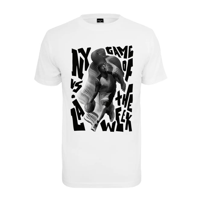 Mister Tee - Game Of The Week Heren Tshirt - M - Wit