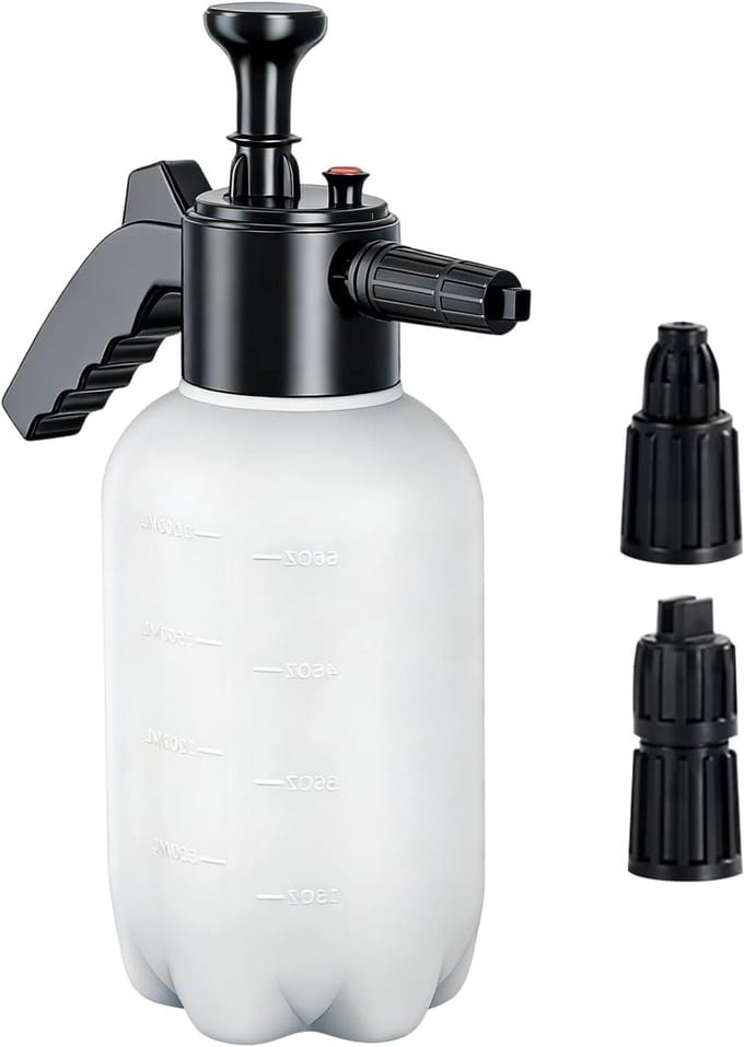 Schuimsproeier Auto - Schuimapparaat Wassen - Voertuig Reinigen - Drukpompsysteem - 33 cm - Wit