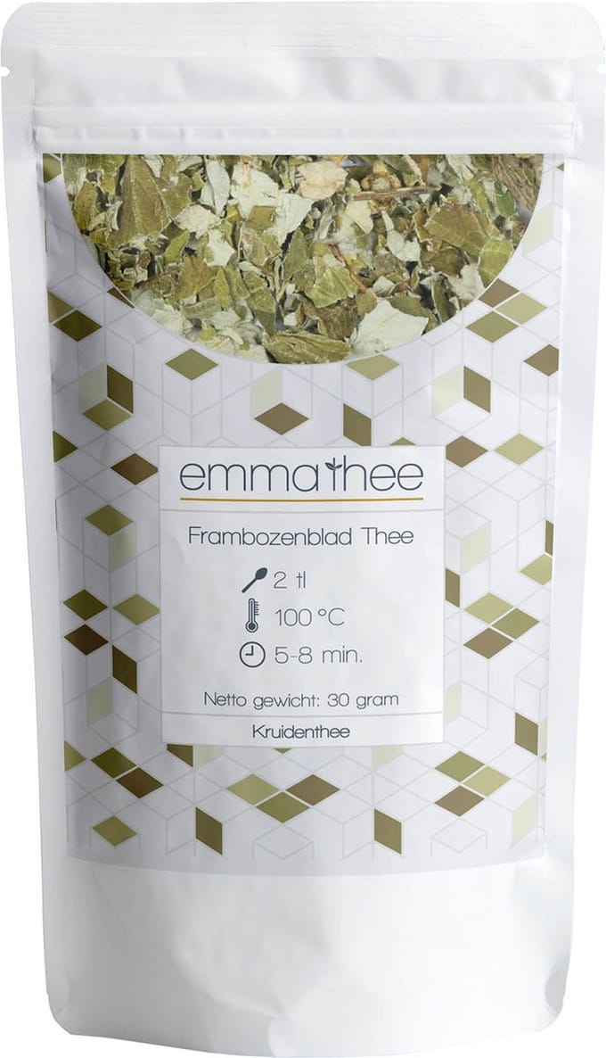 Frambozenblad Thee 50 Gram - Losse Thee - Puur & Natuurlijk - Mild & Kruidig