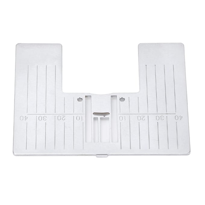 Zigzagsteek Naaldplaat Koolstofstaal Vervanging voor Viking 140C Tribute Naaimachine white