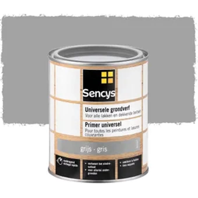 Sencys Universele Grondverf Grijs 750ml