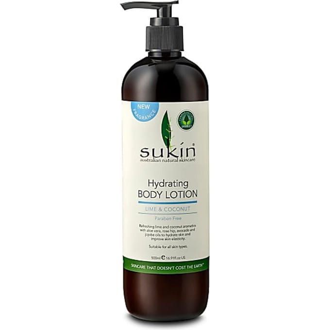 Sukin Hydrating Body Lotion Lime and Coconut 500ml