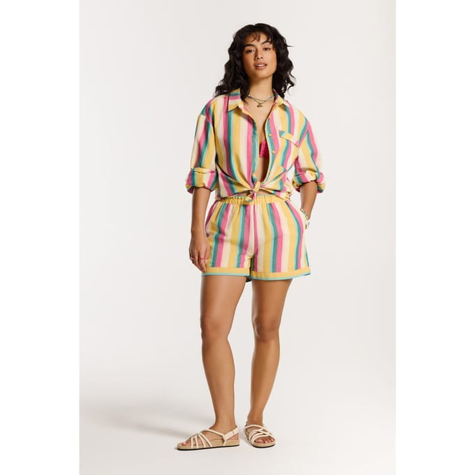 Shiwi Esmee Stripe Blouse Multicolour Stripe Größe: M | Business hemden Outlet | Damen