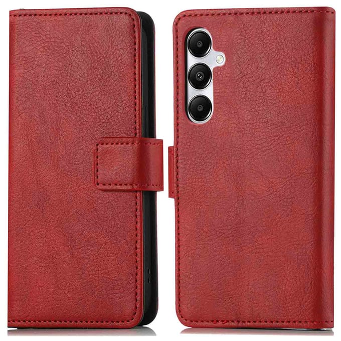imoshion Hoesje - Geschikt voor Samsung Galaxy A55 (5G) - Luxe Bookcase - Rood