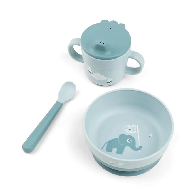 Done By Deer Foodie First Meal Set - Elphee - 3-Delig - Blue