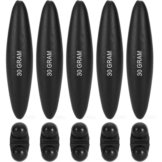 20g / 30g EVA Inline Float met bel Visdrijfvermogen Floats Gewicht Kraal Meerval Float Vissen 30g - 5pcs