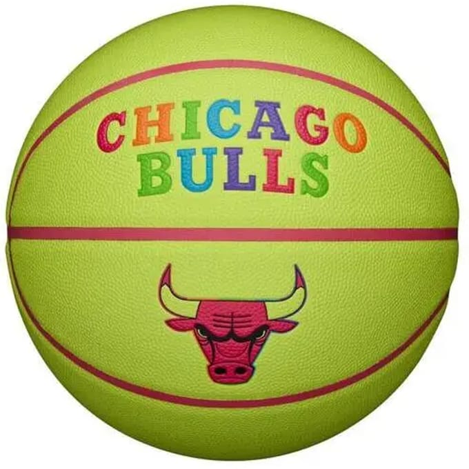 NBA Basketbal Neon Chi bulls