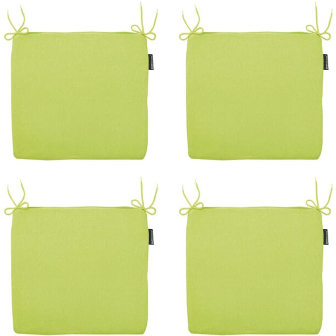 Madison - Zitkussen Panama lime - Ca. 40x40 cm - Set van 4