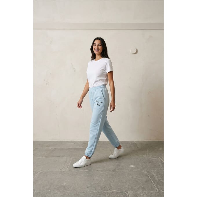 Midden taille bedrukte katoen Lycra joggingsbroek