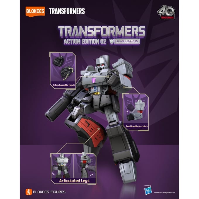 Blokees - Transformers  Action Edition 02 - G1 Megatron
