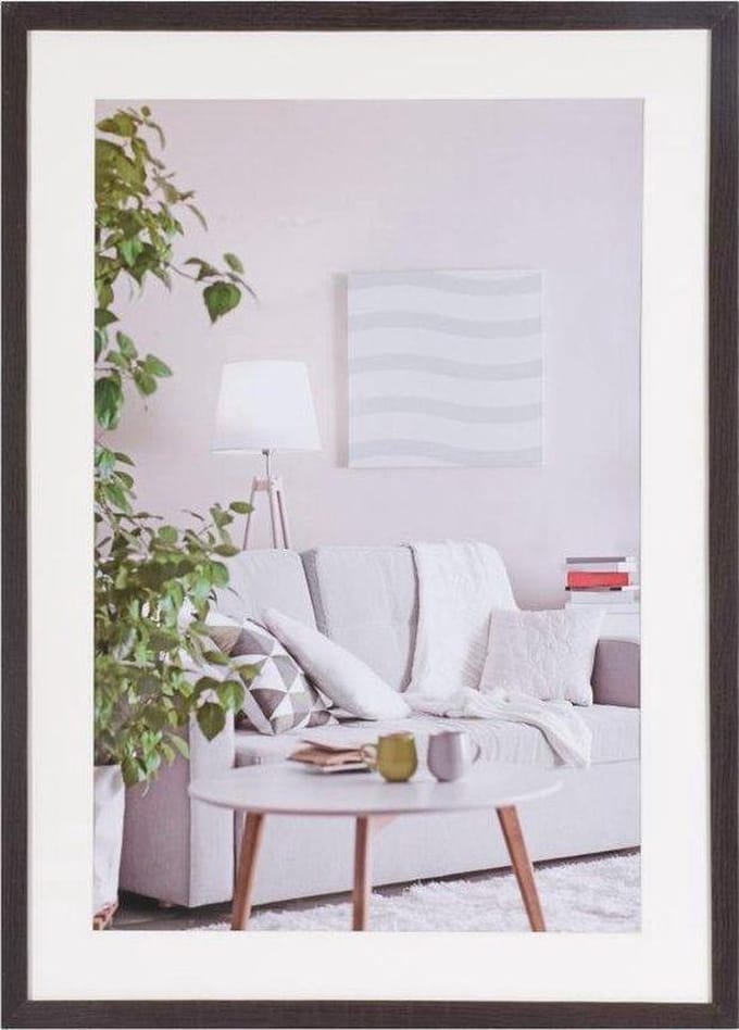 Fotolijst - Henzo - Modern - Fotomaat 60x80 cm - Donkerbruin