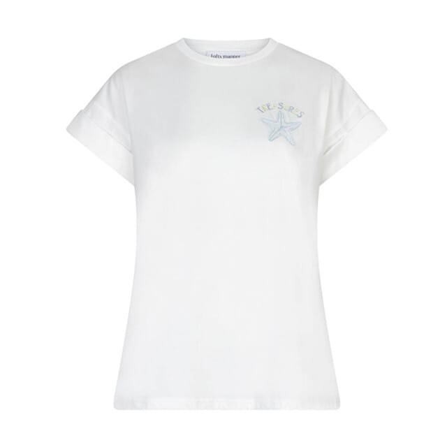 Lofty Manner T-shirt T Shirt Ches Rd06 100 White Dames Maat - XL