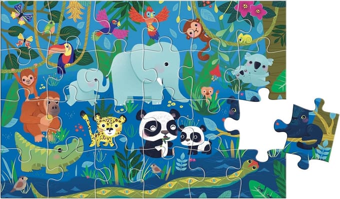 Grote Zoek en Vind Puzzel Dieren voor Peuters en Kleuters