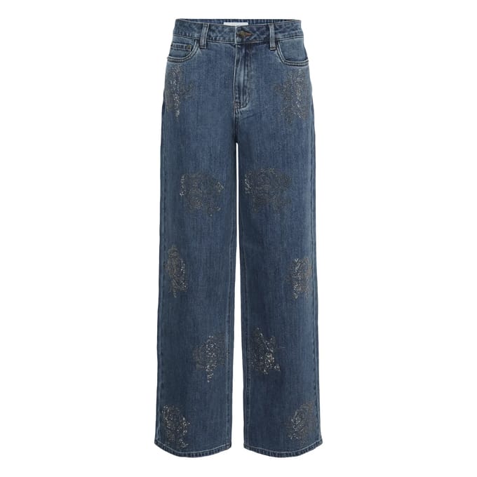 Damesjeans KAFFE Castelia Rhinestone