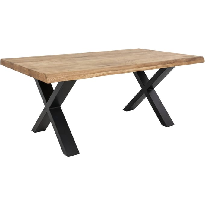 Geoliede eiken salontafel met gegolfde rand House Nordic Toulon